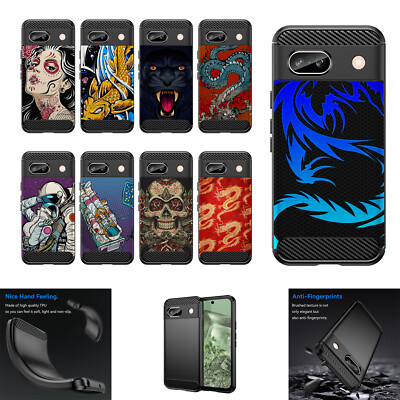 For [Pixel 9 PRO XL][Flex TPU Fiber SET10] Shock Slim Flexible Case