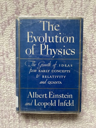 THE EVOLUTION OF PHYSICS - Albert Einstein & Leopold Infeld DJ 1938 - 4th print