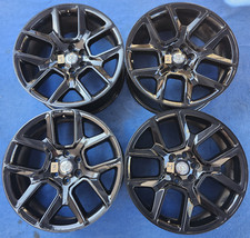4 22 Dodge Ram 1500 Pickup 6 Lug Oem Gloss Black 2684 Wheels 22x9 Rims 6x5.5 4 22 Dodge Ram 1500 Pickup 6 Lug Oem Gloss Black 2684 Wheels 22x9 Rims 6x5.5