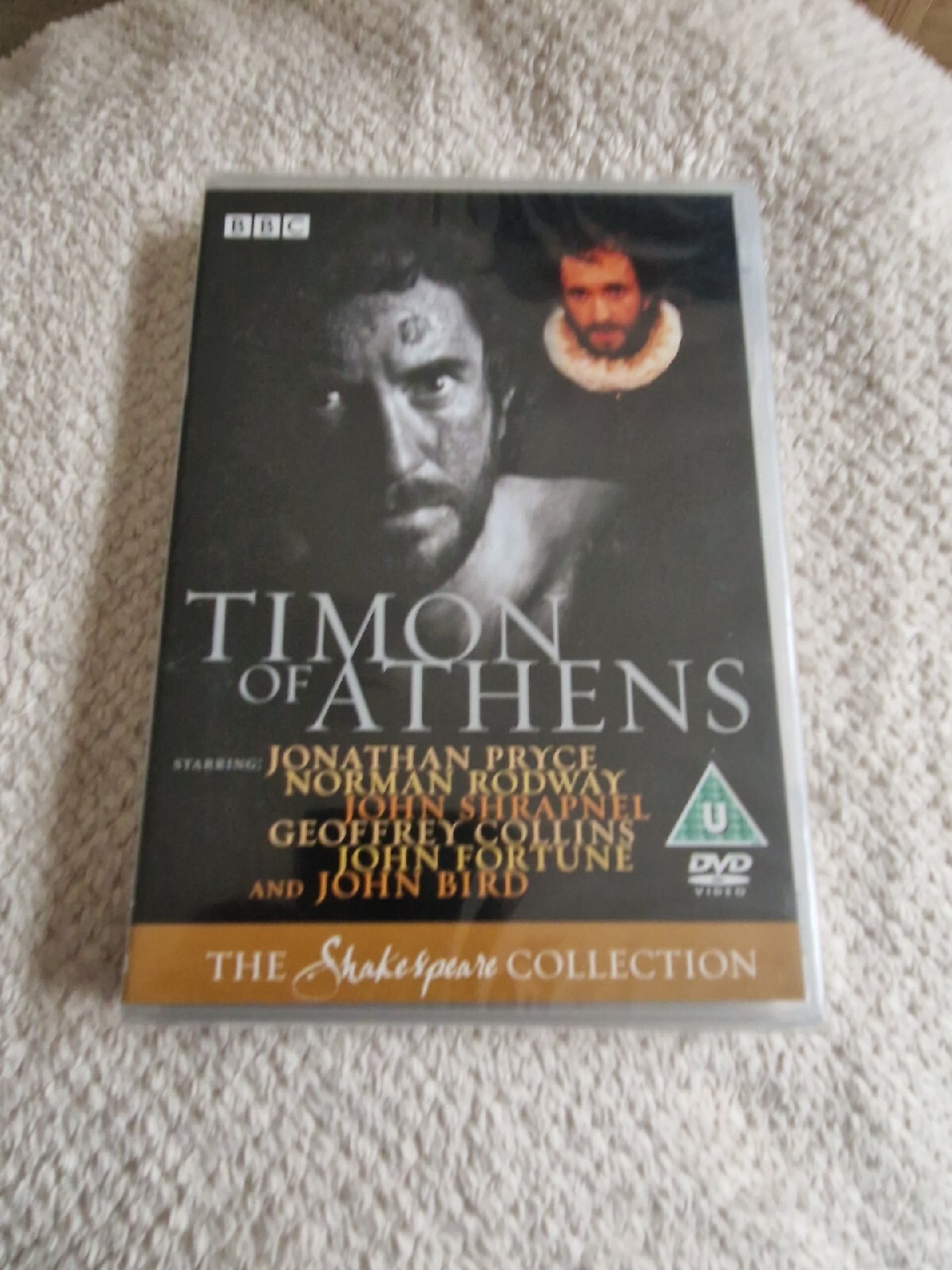 TIMON OF ATHENS - BBC DVD - 1981 - JONATHAN PRYCE - NEW Shakespeare collection