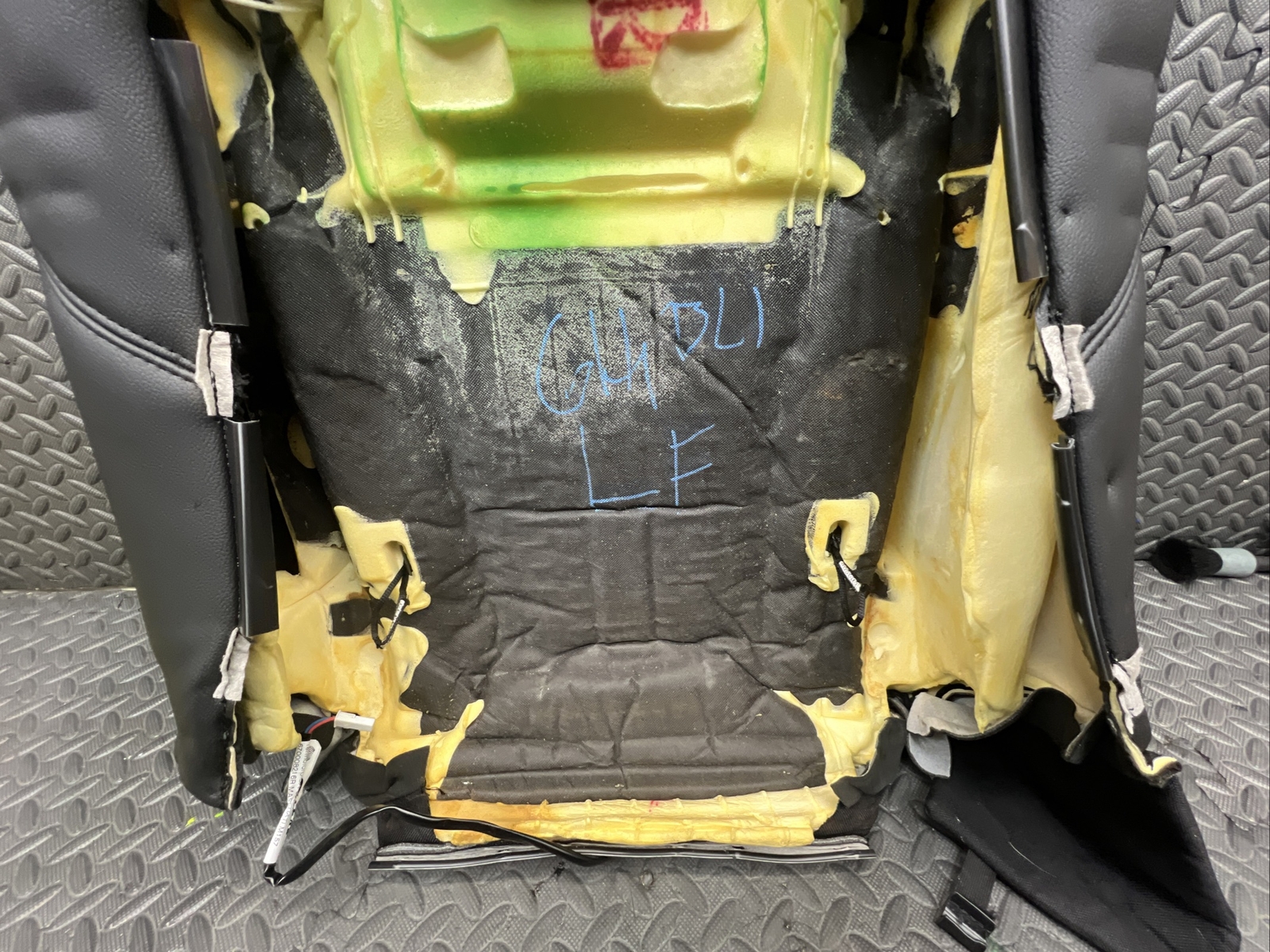OEM 2014-2019 MASERATI GHIBLI SQ4 FRONT LEFT DRIVER UPPER SEAT CUSHION BACK