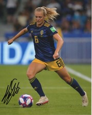 Sweden Magdalena Erikson Autographed Signed 8x10 Photo COA #4