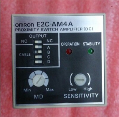 1Pcs Used Controller E2C-AM4A Omron Proximity Switch Plc Module xh