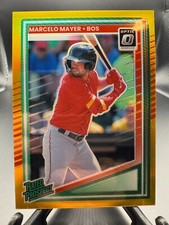 2025 Panini Donruss Baseball Optic Gold Card 109 Marcelo Mayer 9/10 Prospect
