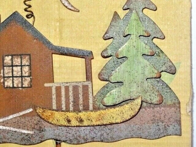 Lakeside Lodge bendice nuestra cabaña con amor y amigos selección de plantas estaca de jardín NUEVO Foto 4 de 4