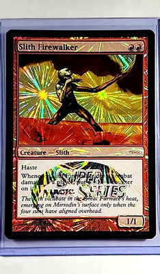 MTG Magic The Gathering JSS Junior Series DCI Promo Foil #1 Slith Firewalker MP
