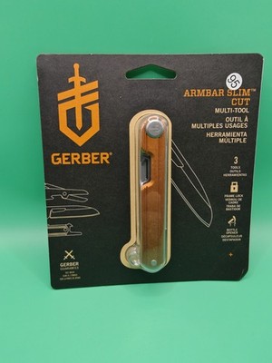Gerber Armbar Slim Cut Multi-Tool   Burnt Orange Compact Pocket Tool