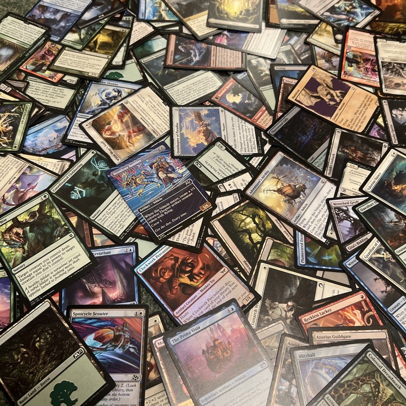 mtg magic the gathering bulk x1000 cards common+uncommon with FOIL