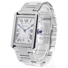 CARTIER Tank solo XL W5200028 Date Silver Dial Automatic Men's Watch_943391 2