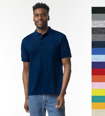 5er Pack Herren 50/50 Poloshirt Gildan Rippstrickkragen DryBlend Jersey S-3XL Ök