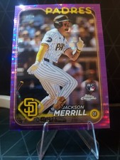 2024 Topps Chrome - Jackson Merrill #207 Purple Sonar Refractor /275 (RC)