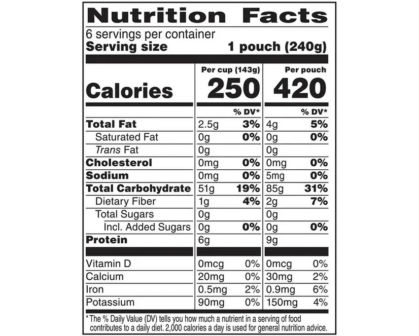 Ben's Original Ready Rice Jasmine 8.5 Oz 6-Pack Microwavable Pouches