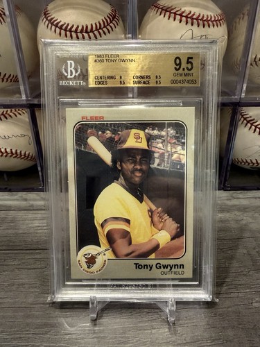 Tony Gwynn #360 1983 Fleer card