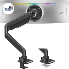 Heavy Duty Monitor Mount for Max 49 Inch Ultrawide Screens, Hold 2.2 to 44 Lbs, 