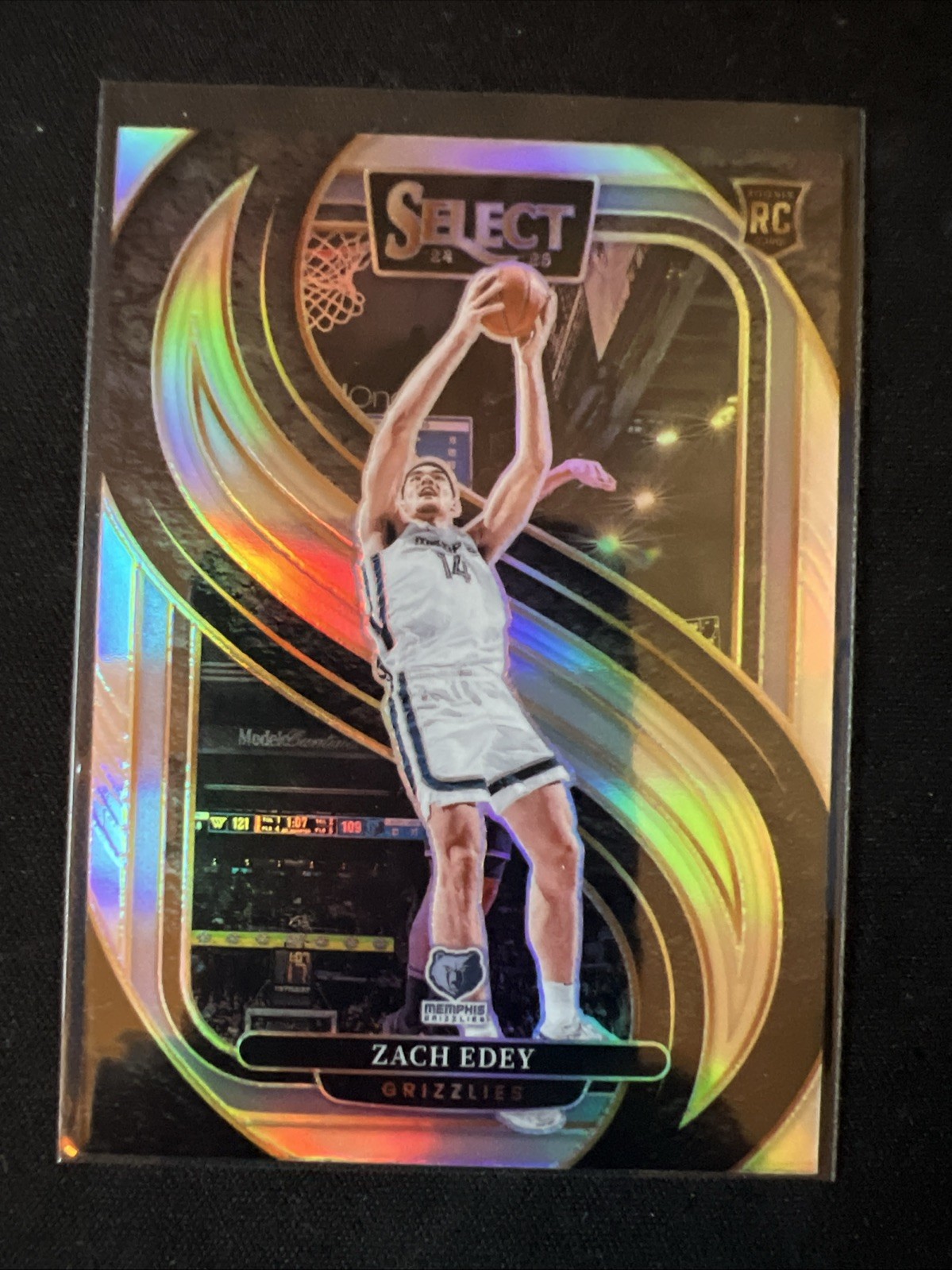 2024-25 Panini Select - Premier Level Zach Edey #192 Silver Prizm (RC)