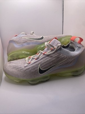 Size 10 Women Nike Air Vapor Max 2021 Fk Light Bone Lime Ice