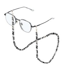 Eyeglass Chains for Women, Acrylic Eyeglass Holder Chain for Glass, Black
