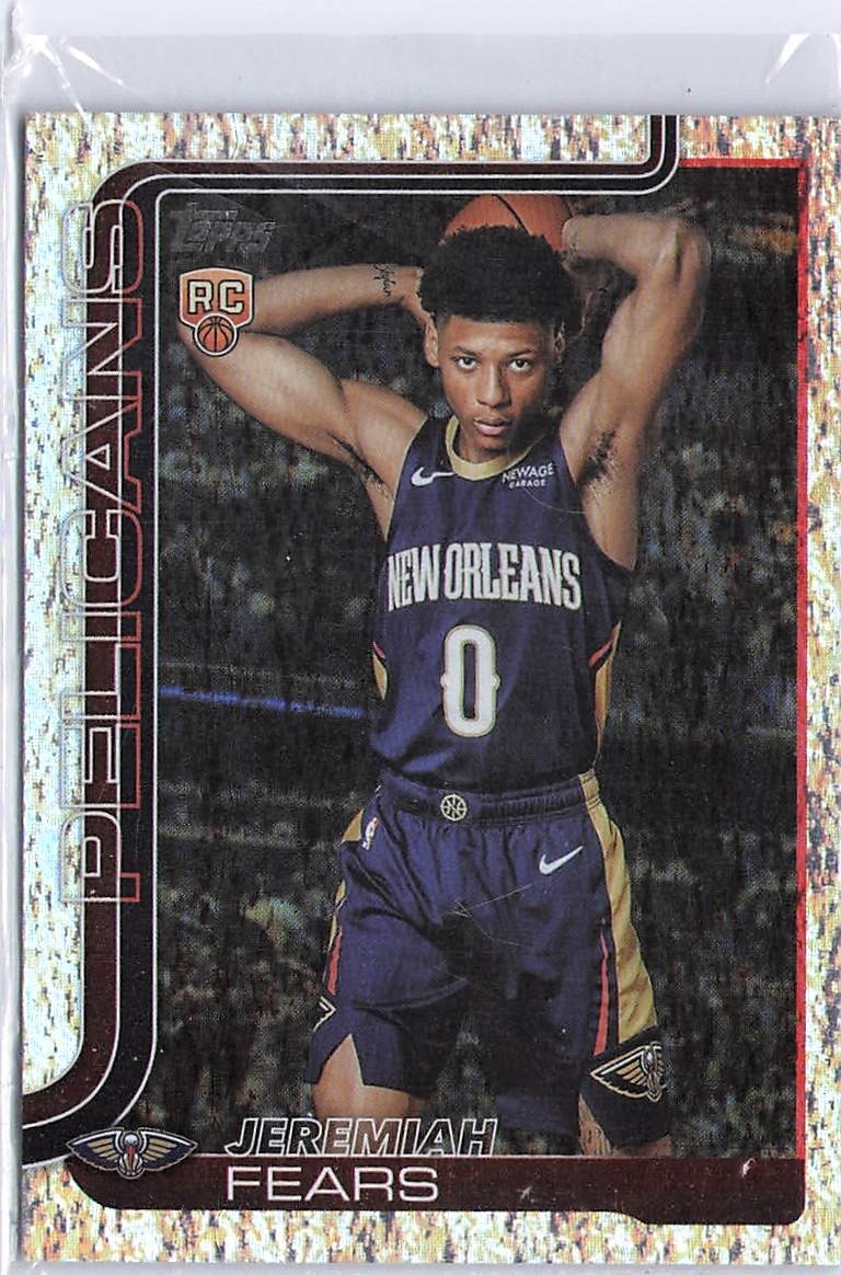 2025-26 Topps Jeremiah Fears RC Sandglitter Rookie #207