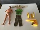 Lot of Vintage Hasbro 12" GI Joe Adventure Team talker w/ Clothes rough