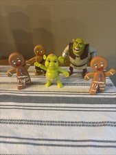 Product Image: Lot (5) 2007 Gingy Gingerbread Man, Shrek, Bebe Shrek 4" McDonald's