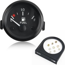 2 12v Fuel Gauge Kit With Nutbracket 240-33 Ohm Fuel Gauge With E-12-f Point