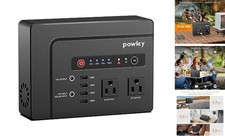 Portable Power Station 200W, 146Wh Portable Solar 200W Generator Carry Case