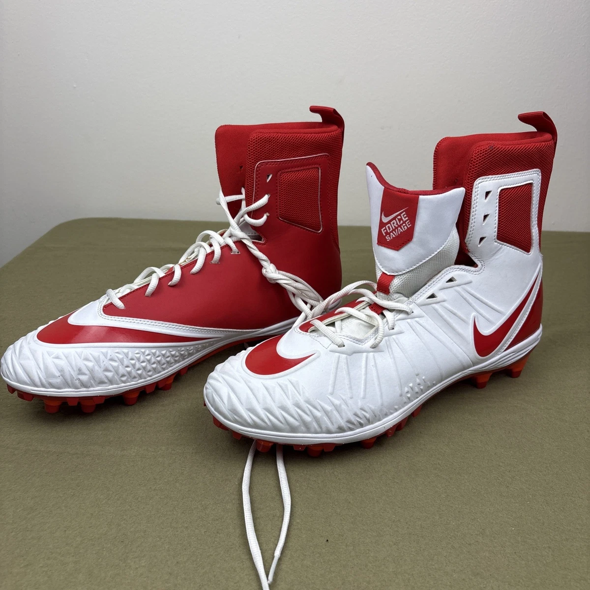NIKE フォースサベージ エリートTD スパイク 赤 26.5 Preços baixos em