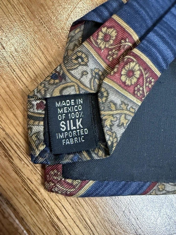 男式领带套装两条丝绸领带 Barrington 和 Ruffini — 第 4/4 张图片