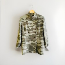MOLOH British Luxury Brand camouflage-print military-style jacket Size 14