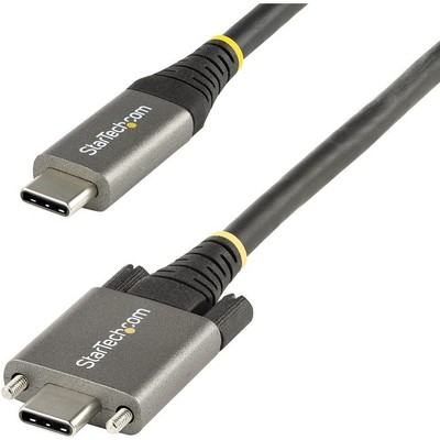 StarTech 3ft Side Screw Locking USB C Cable USB31CCSLKV1M
