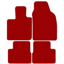 Fußmatten, Automatten für Fiat 500e 2020-..., Rot x14 Rand