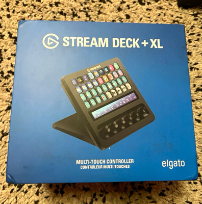 Elgato Stream Deck+ XL Multi-Touch Keypad Controller Console