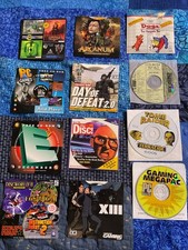 Vintage PC CD ROM Games - Bulk Bundle Lot of 12 - Demos Etc.