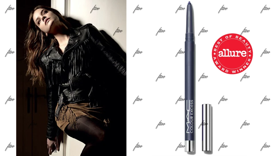 MAC COLOR EXCESO DELINEADOR DE OJOS GEL LÁPIZ COLOR DELINEADOR DE OJOS❣️ AZUL MARINO QUÉDATE LA NOCHE Foto 4 de 4