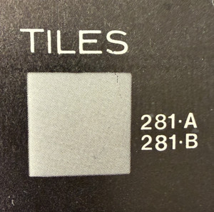 VINTAGE ARNEL'S CERAMIC MOLD #281A & #281B TILES