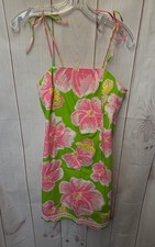 Lilly Pulitzer Women's Size 8 Green  Pink Dress