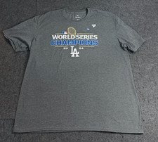 Fanatics MLB World Series Champions 2024 LA Los Angeles Dodgers T-Shirt Size 2XL