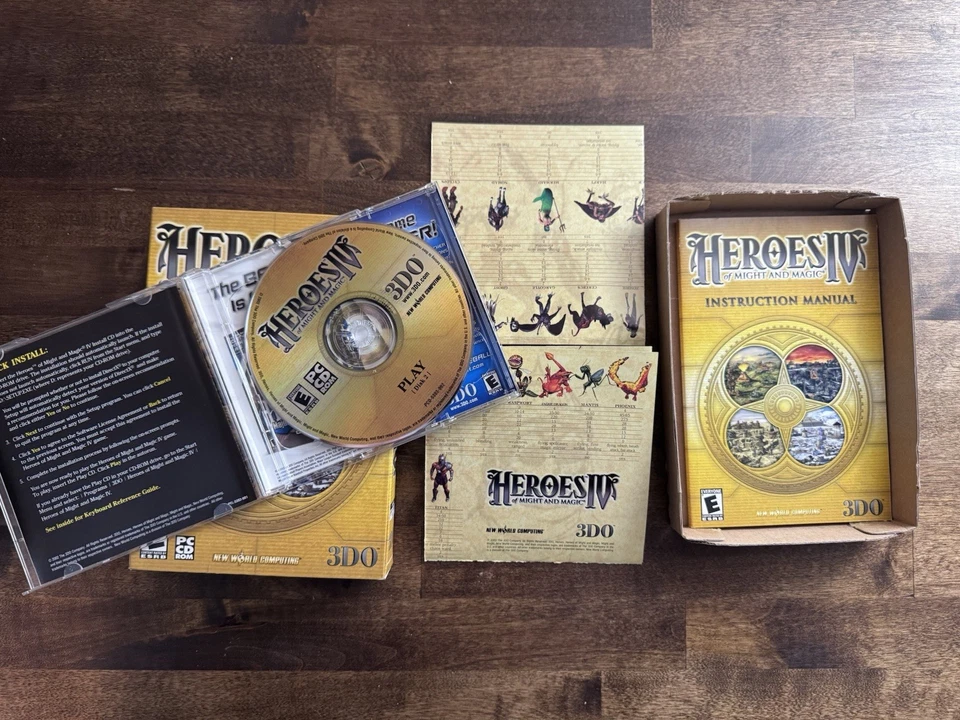 Heroes of Might & Magic IV 2002 For PC With Box - Image 3 of 3