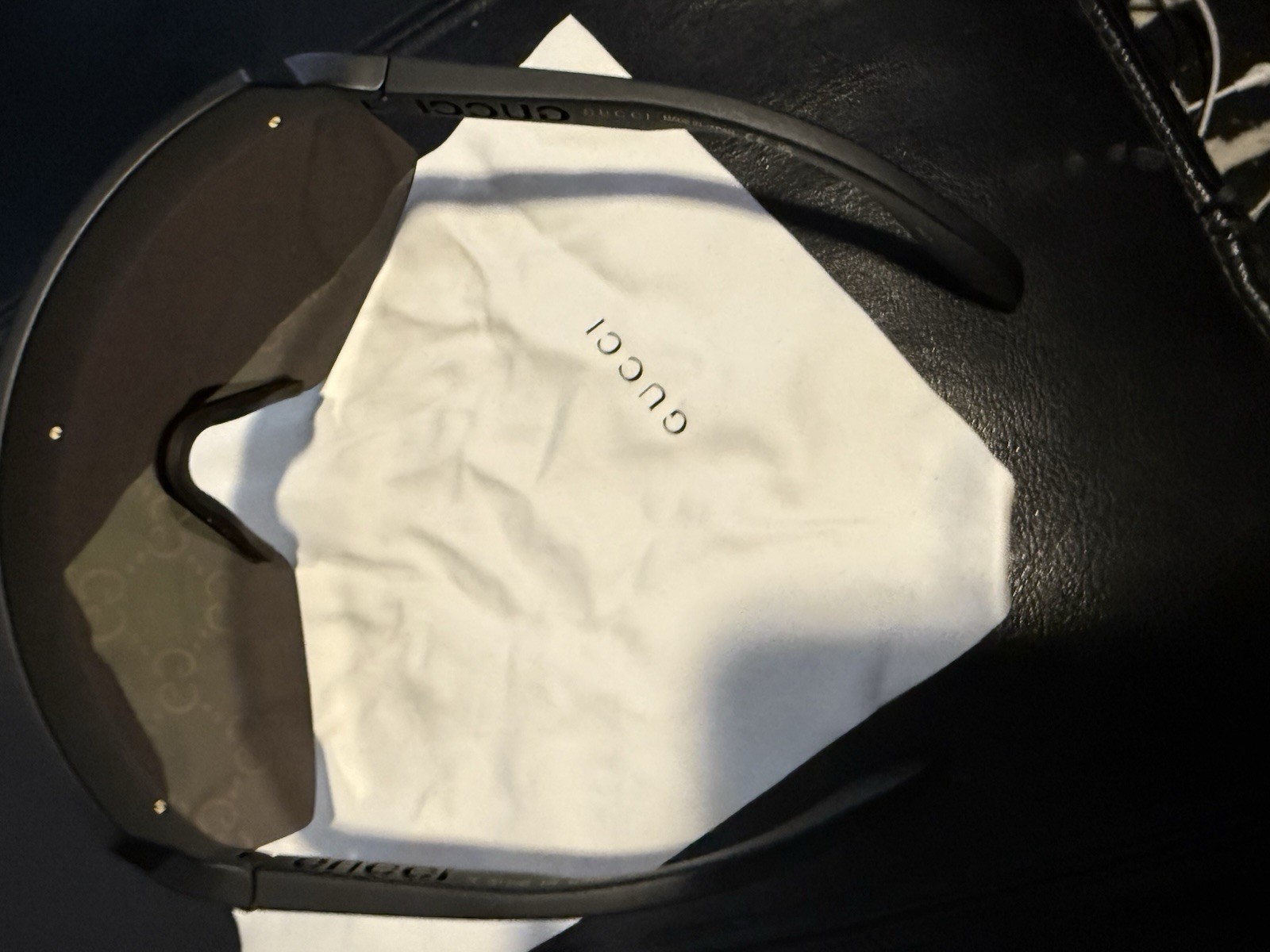 AUTHENTIC GUCCI DEADSTOCK Unisex Angular Mask 147… - image 10