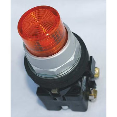 Eaton Ht8ba Pilot Light Lens, 30Mm, Amber, Plastic
