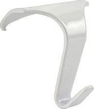 White Picture Rail Hooks - Contemporary/Heavy Duty (10 Pack)