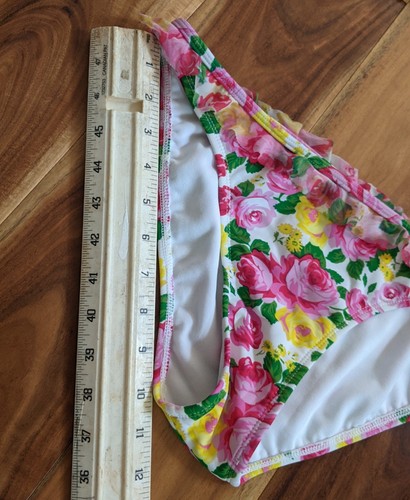 Xhilaration Damen Junior Schwimmen Rose Blumen Rüschen Spitze 2-teiliges Bikini Set Größe L - Bild 8 von 19