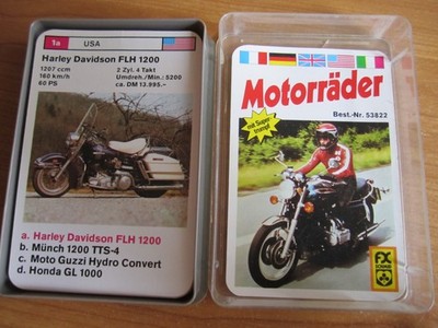 Quartett ''Motorräder'' (1976) von FX Schmid