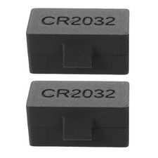 2 Pcs Battery Organizer Case Storage Box Holder Container Button