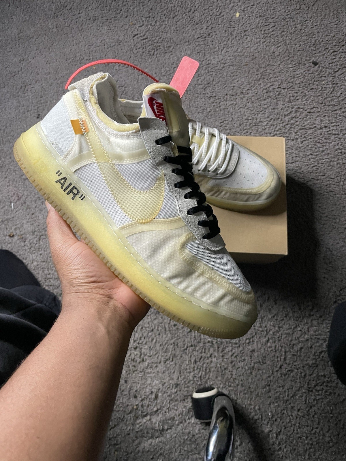 OFF WHITE X NIKE Taglia 13 Nike Air Force 1 x Off White White "The Ten" 2017 