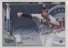 2020 Topps Chrome Rookie Refractor 158/499 Michael Brosseau #RA-MBR Auto 07d9