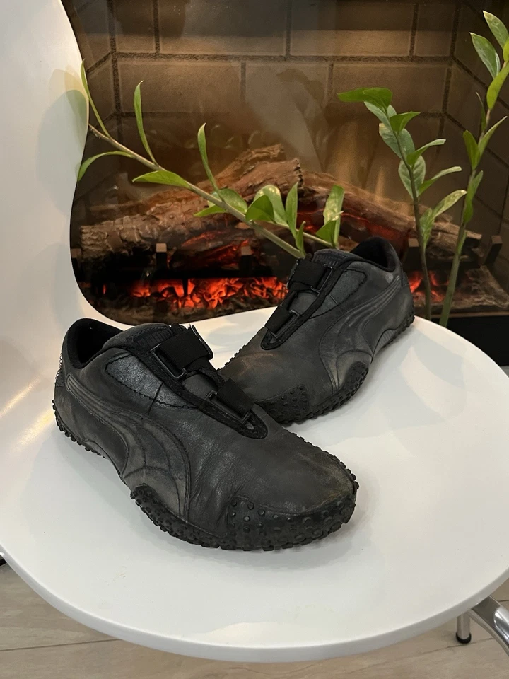 🔥90'S PUMA MOSTRO LEATHER STRAPS SNEAKERS VINTAGE SHOES BUDOKA SATORI VIBE - Image 2 of 4