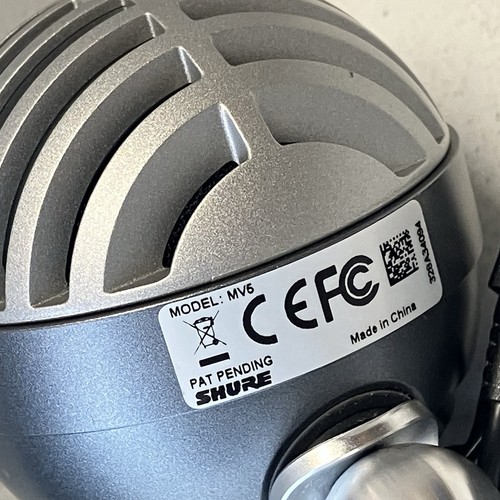 Shure MV5 Home Studio Microfono USB digitale a condensatore con supporto - Foto 6 di 6