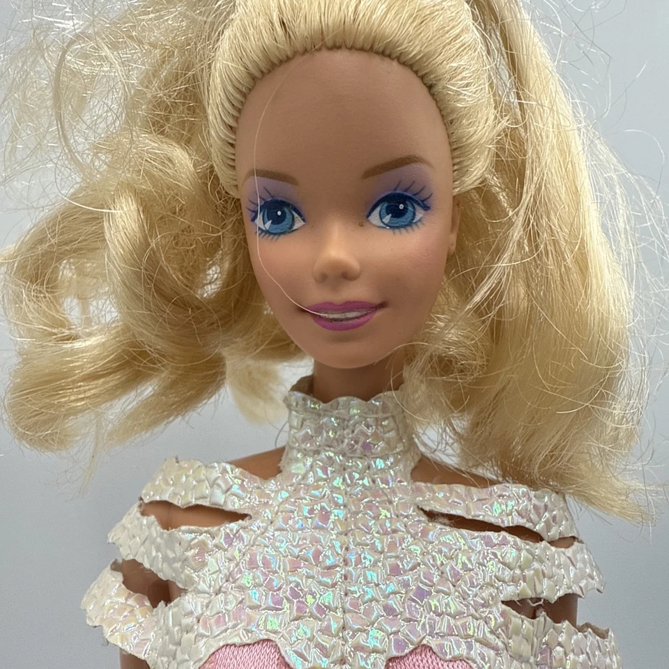 Muñeca Barbie Ice Capades 50 Aniversario 1989 Muñeca Mattel Solo #7365 Necesita Tlc Foto 3 de 4