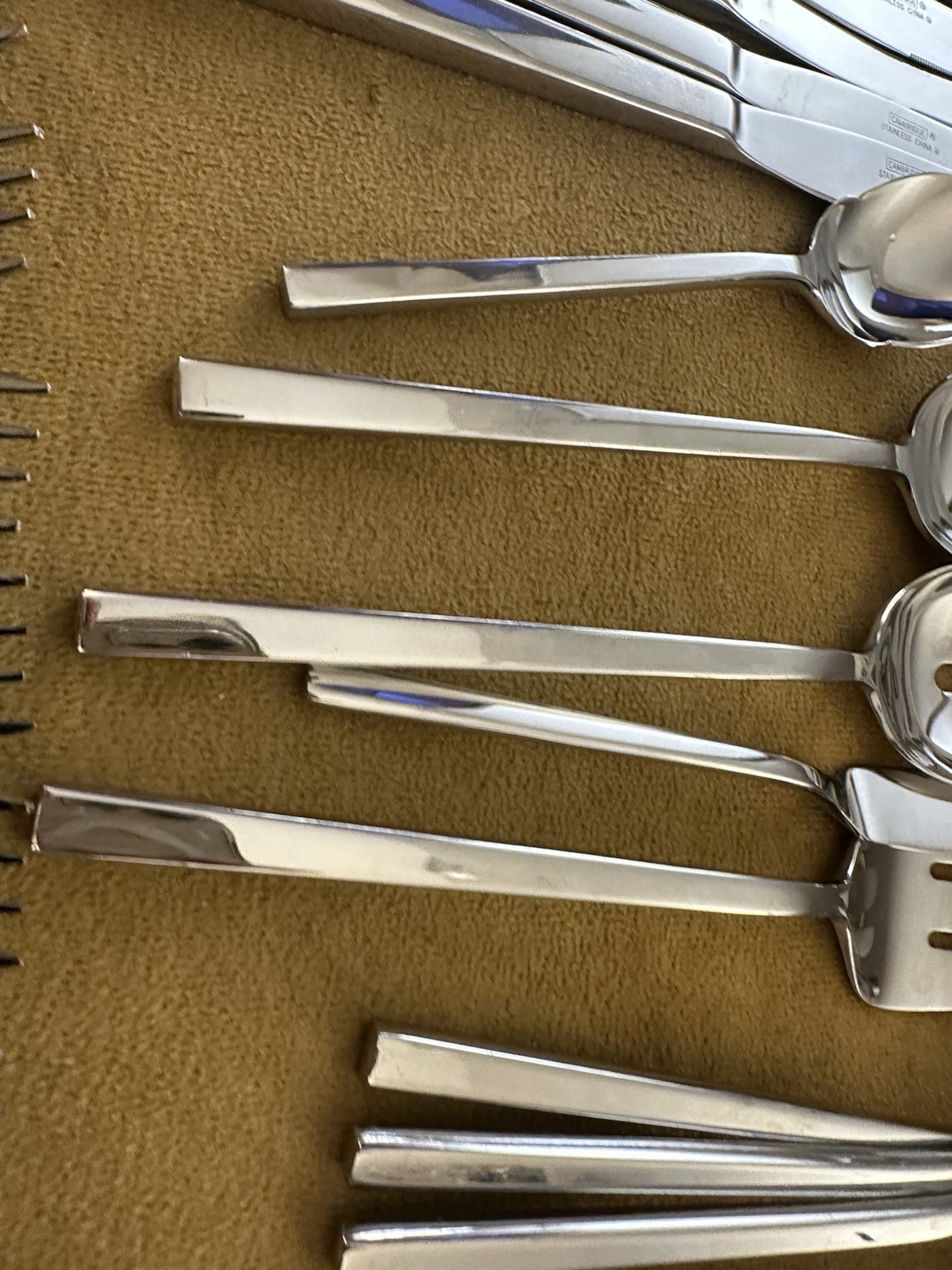 SERVICE FOR 8+ Serving Set Cambridge Chop Conversation 18/10 Stainless **MINT** thumbnail 11